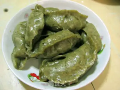 Make Green dumpling step 4