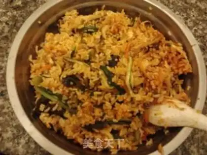 Make Home version of Korean bibimbap step 11