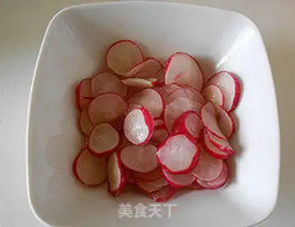 Make Cold cherry radish step 2