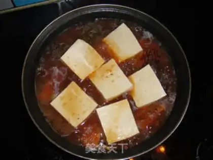 Make Cooking fish steak and tofu step 13