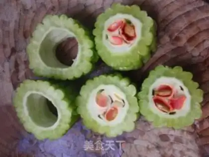 Make Stuffed bitter gourd step 0