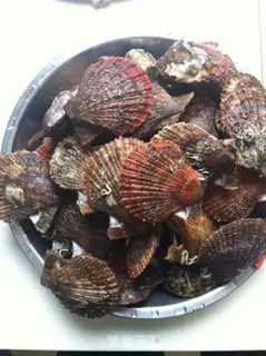 Make scallop with oil step 0