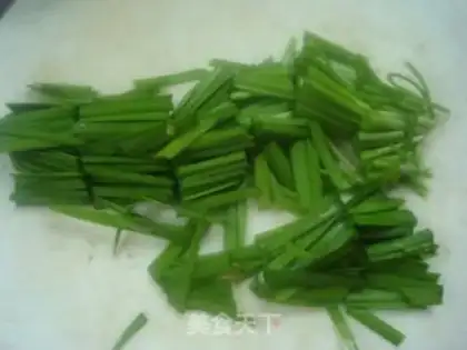 Make Breakfast leek egg pancakes step 0