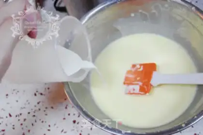 Make Light cheese cake step 4