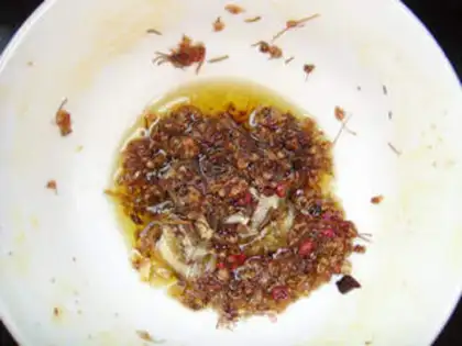 Make Cold tofu bamboo and white fungus step 4