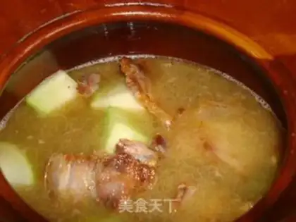 Make Stewed bacon with green radish step 8