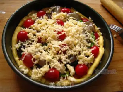Make Seafood Supreme Pizza step 8