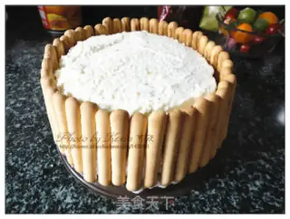 Make Homemade fruit cream cake step 7