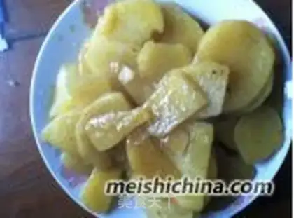 Make Curry potato chips step 2