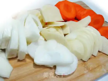 Make curry cake step 1