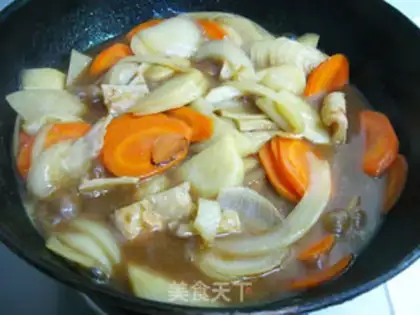 Make curry cake step 7