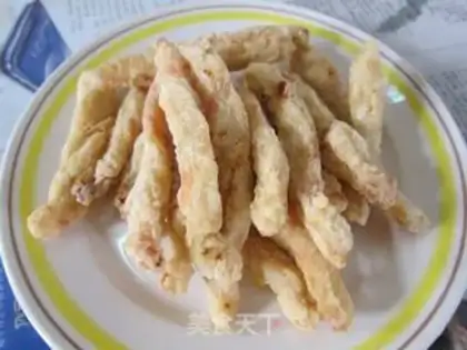 Make Crispy and pepper chicken wicker step 8