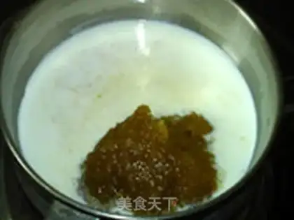 Make Pineapple ice cream step 3