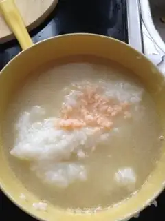 Make Shrimp pigeon porridge step 8