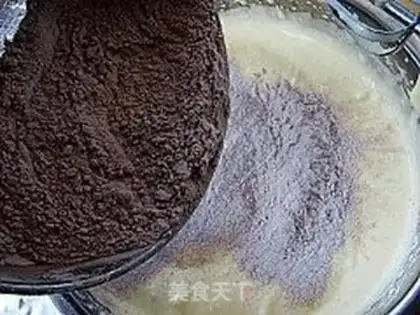 Make Cocoa sponge cake step 9