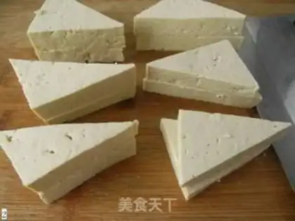 Make Fish-flavored tofu clip step 1