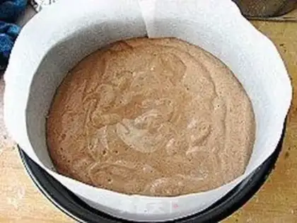 Make Cocoa sponge cake step 12