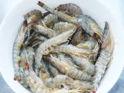 Make Shrimp oily step 0