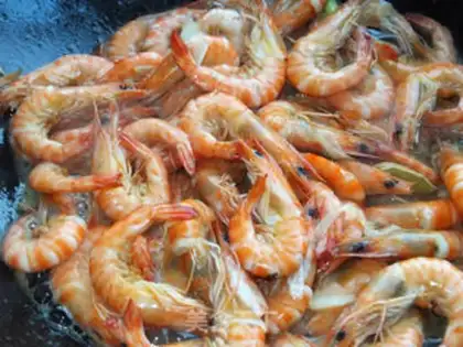 Make Shrimp oily step 4
