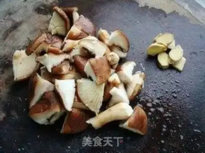 Make Garlic chicken leg meat step 2