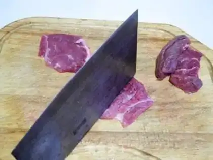 Make Celery and beef tenderloin step 1