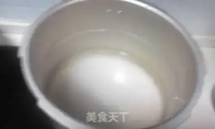 Make Potato egg congee step 1