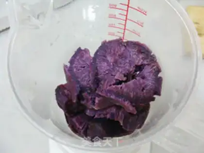 Make Purple sweet potato milk mousse step 11