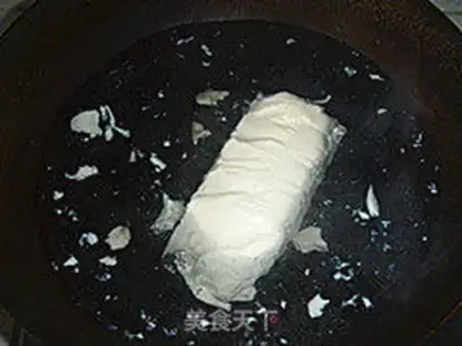 Make Eggs and tofu step 1