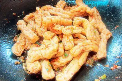 Make Tofu with oil step 4