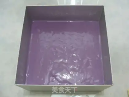 Make Purple sweet potato milk mousse step 17