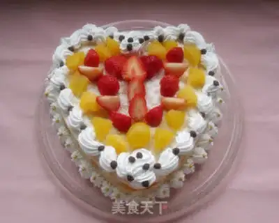 Make Fresh fruit mousse cake step 19