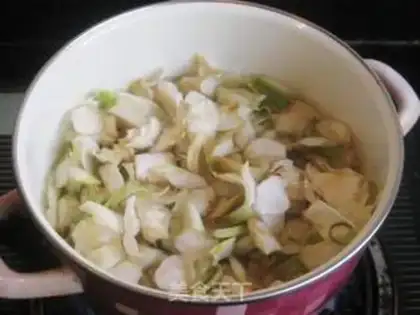 Make cold gardenias step 3