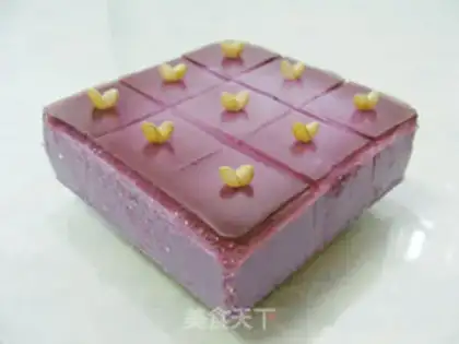 Make Purple sweet potato milk mousse step 23