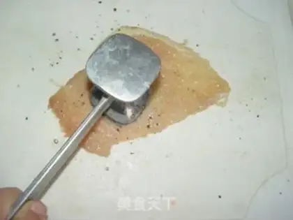 Make Chicken silk and bitter melon step 4