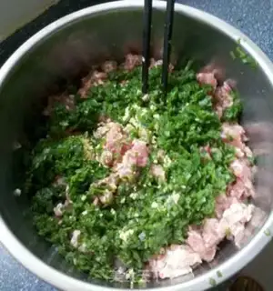 Make Pork bean buns step 1