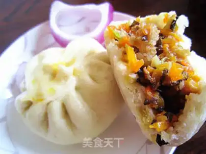 Make Mini steamed bun step 17