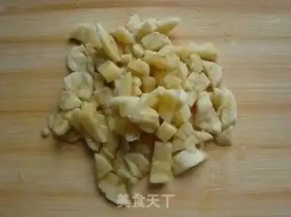 Make Banana pulp muffin step 1