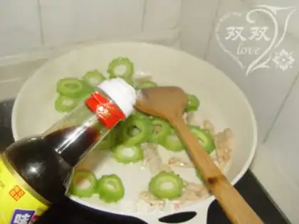 Make Chicken silk and bitter melon step 11