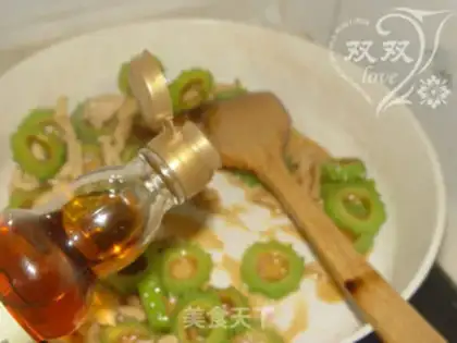 Make Chicken silk and bitter melon step 14