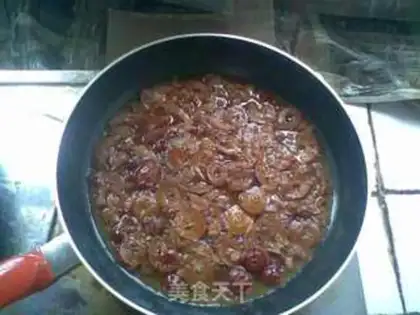 Make Red dates rice cake step 1