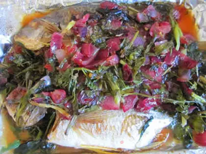 Make Lemon mint roasted fish step 10