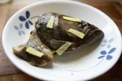 Make Steaming opium fish head step 2