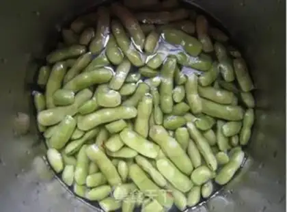 Make Salt-water beans step 3