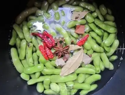 Make Salt-water beans step 5