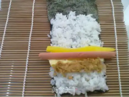 Make sushi step 3
