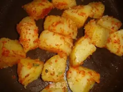 Make Spicy potatoes step 6