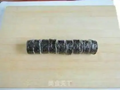 Make gimbap step 7