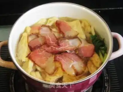 Make Pork stewed with rare mushrooms and tofu step 6
