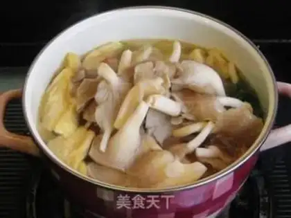 Make Pork stewed with rare mushrooms and tofu step 7