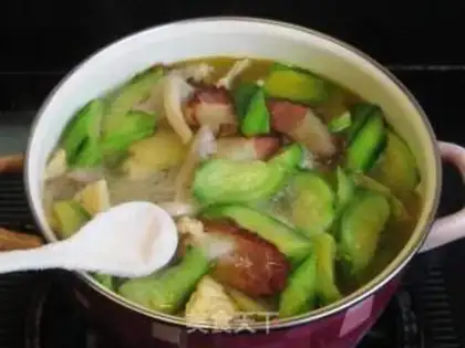 Make Pork stewed with rare mushrooms and tofu step 10